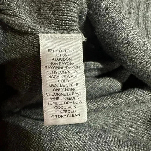 Lou&Grey women’s pullover cropped sweater Gray L lightweight boxy slouchy boho - Picture 5 of 7